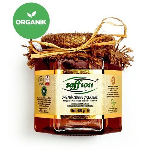 Organik Süzme Çiçek Balı 400 Gr