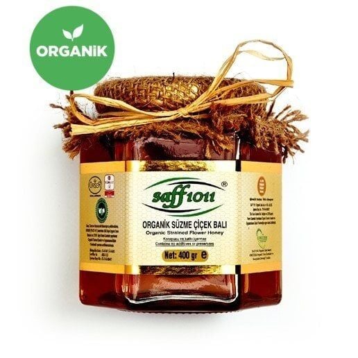 Organik Süzme Çiçek Balı 400 Gr
